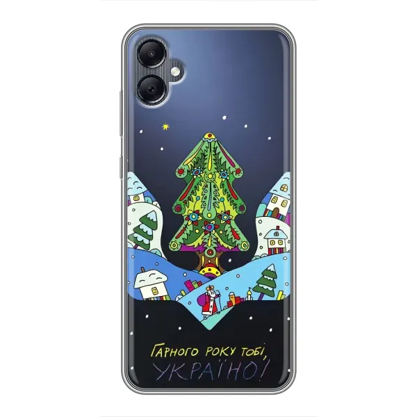 Чехол с принтом «Рождественский герб» для Samsung Galaxy A05