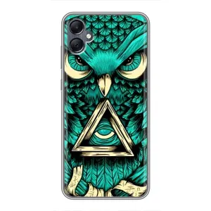 Чехол с птицами на Samsung Galaxy A05 (VPrint) (Сова с глазом)