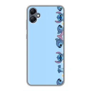 Чехол с принтом Стич на Samsung Galaxy A05 (Стич фон)