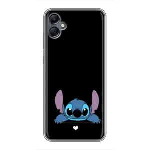 Чехол с принтом Стич на Samsung Galaxy A05 (Стич на черном)