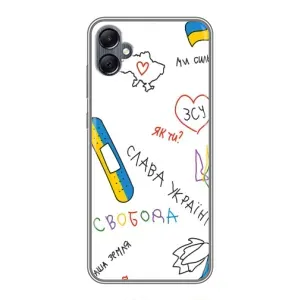 Чохли (Доброго вечора, ми за України) для Самсунг Галаксі А05 (AlphaPrint) (Стикер)