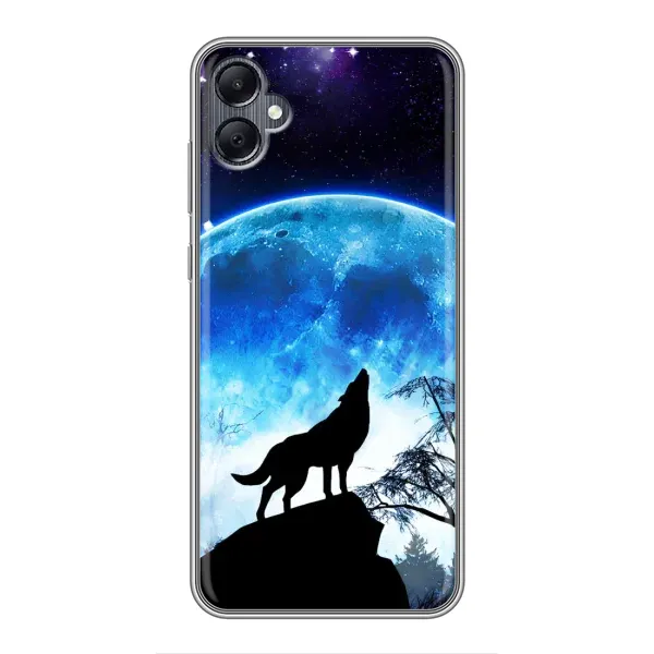 Чехол с принтом «Волк на луну» для Samsung Galaxy A05