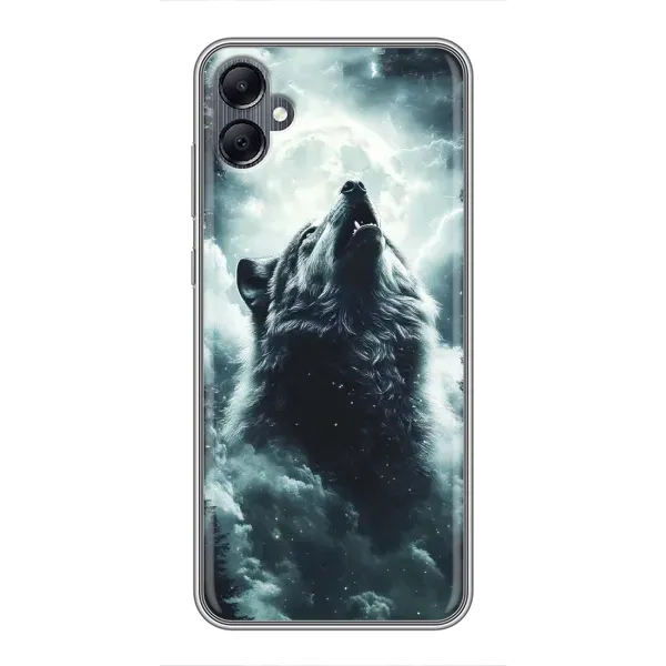 Чехол с принтом «Волк в облаках» для Samsung Galaxy A05