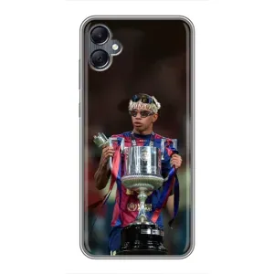 Чехол с футболистом Ламин Ямаль Samsung Galaxy A05 (Ямаль с кубком)