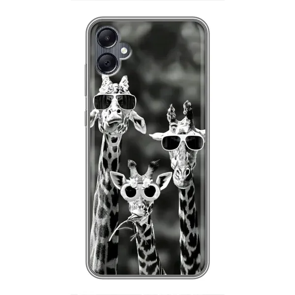 Чехол с принтом «Жирафы в очках» для Samsung Galaxy A05