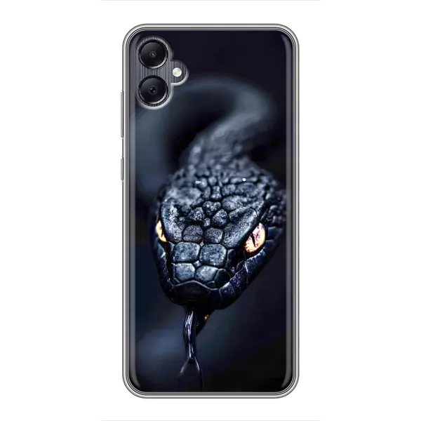 Чехол с принтом «Черная змея» для Samsung Galaxy A05