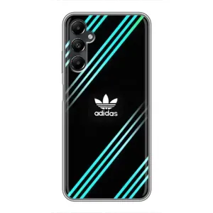 Чохли Адидас для Samsung Galaxy A05s (AlphaPrint) (Адідас з полосами)