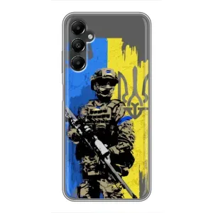 Чехлы с картинкой ЗСУ для Samsung Galaxy A05s (AlphaPrint) (АРТ солдат)
