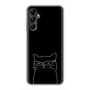 Чохол з малюнком кіт на Samsung Galaxy A05s (Байдужий кіт)
