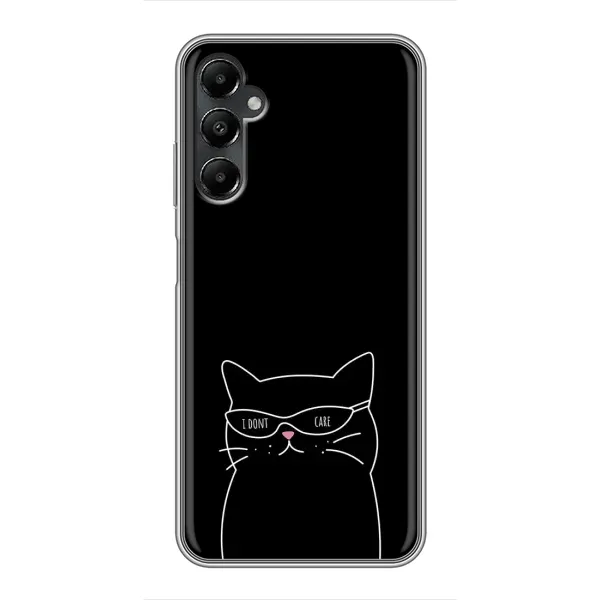Чехол с принтом «Равнодушный кот» для Samsung Galaxy A05s