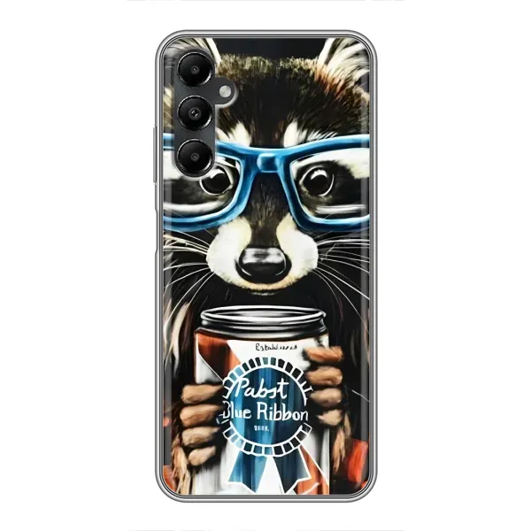 Чохол з принтом «Єнот з банкою» для Samsung Galaxy A05s Чохол з принтом «Єнот з банкою» для Samsung Galaxy A05s