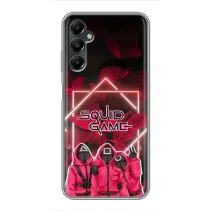 Чохол Гра в кальмара для Samsung Galaxy A05s (Охоронці Гра кальмара)