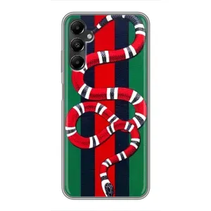 Чохли  GUCCI для Самсунґ Ґалаксі А05с (AlphaPrint) (Gucci змія)