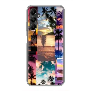 Силиконовый чехол с КАРТИНКАМИ лето для Samsung Galaxy A05s (AlphaPrint) (Летний отпуск)