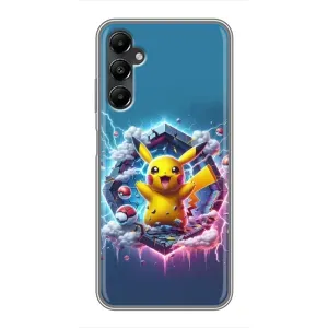 Чохол з Пікачу на Samsung Galaxy A05s (Лого Пікачу)