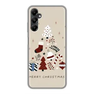 Різдвяні, Святкові Чохли для Самсунґ Ґалаксі А05с (Merry Christmas)
