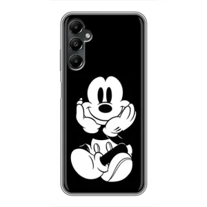 Міккі Маус чохол для Samsung Galaxy A05s (AlphaPrint - Мультяшні) (Маус на чорному)