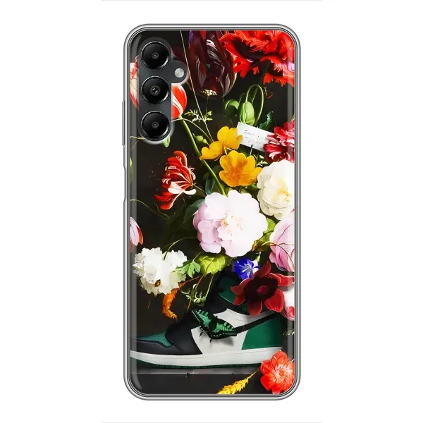 Чехол с принтом «Nike цветы» для Samsung Galaxy A05s