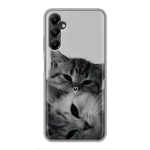 Чохол з малюнком кіт на Samsung Galaxy A05s (Пара котів)