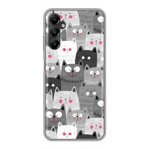 Чохли з Котиками для Samsung Galaxy A05s (VPrint) (Мальовані котики)