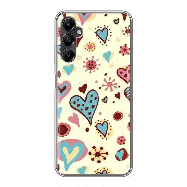 Чехол с принтом «Сердечки» для Samsung Galaxy A05s Чехол с принтом «Сердечки» для Samsung Galaxy A05s