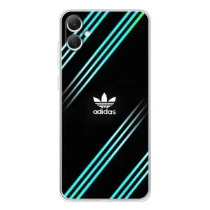 Чехлы Адидас для Samsung Galaxy A06 (AlphaPrint) (Адидас с полосами)