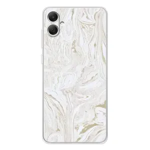 Мраморный чехол на Samsung Galaxy A06 (VPrint) (Белый мрамор)