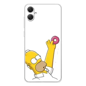 Чjхол з Сімпсонами для Samsung Galaxy A06 (VPrint) (Гомер з пончиком)