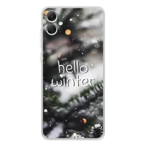 Новогодние, Праздничные Чехлы для Samsung Galaxy A06 - 2024 год (Hello winter)