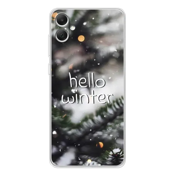 Чохол з принтом «Hello winter» для Samsung Galaxy A06 Чохол з принтом «Hello winter» для Samsung Galaxy A06