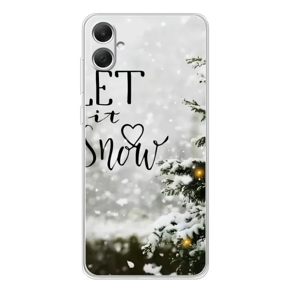 Чохол з принтом «Let it snow» для Samsung Galaxy A06 Чохол з принтом «Let it snow» для Samsung Galaxy A06