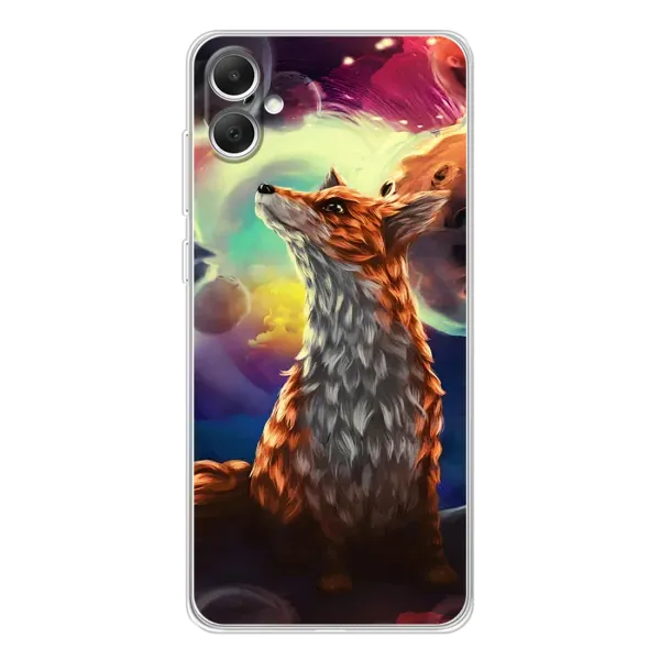 Чехол с принтом «Лисица в космосе» для Samsung Galaxy A06