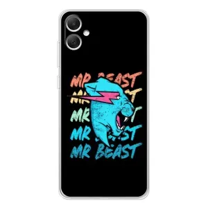 Чехлы Мистер Бист для Галакси А06 (logo Mr beast)