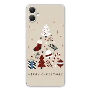 Рождественские, Праздничные Чехлы для Галакси А06 (Merry Christmas)