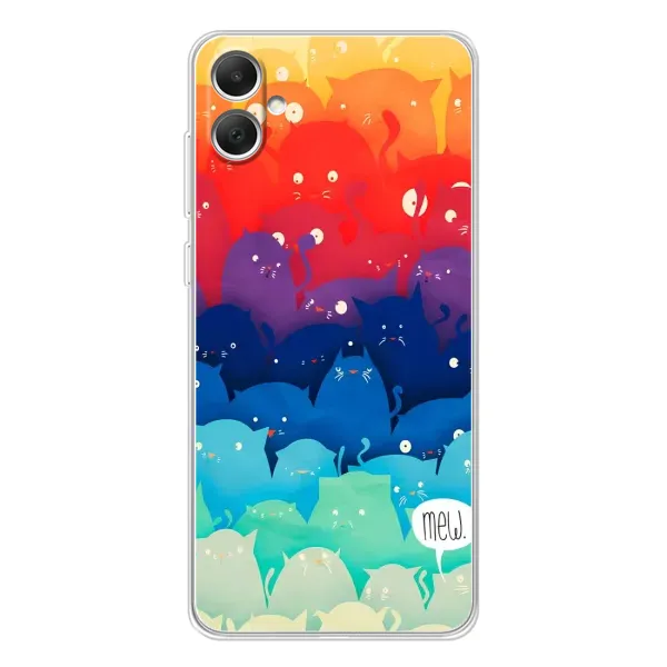 Чехол с принтом «Mew» для Samsung Galaxy A06