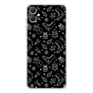 Новогодние, Праздничные Чехлы для Samsung Galaxy A06 - 2024 год (Новогодний фон)