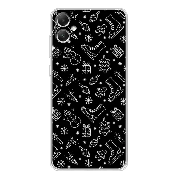 Чохол з принтом «Новорічний фон» для Samsung Galaxy A06 Чохол з принтом «Новорічний фон» для Samsung Galaxy A06