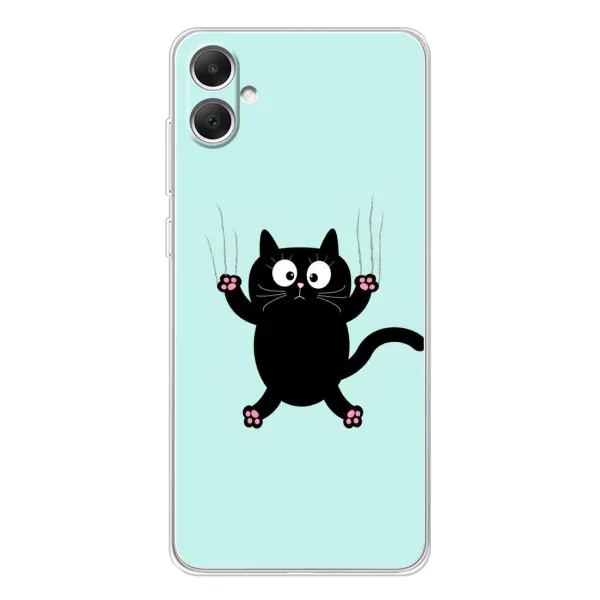 Чехол с принтом «Падающий кот» для Samsung Galaxy A06