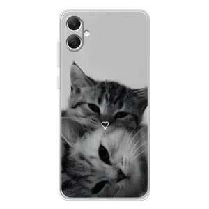 Чехол с рисунком кот на Samsung Galaxy A06 (Пара котов)