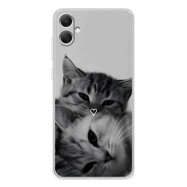 Чехол с принтом «Пара котов» для Samsung Galaxy A06 Чехол с принтом «Пара котов» для Samsung Galaxy A06