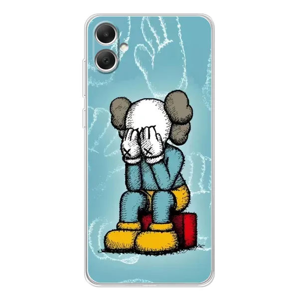 Чехол с принтом «Плач Bearbrick» для Samsung Galaxy A06