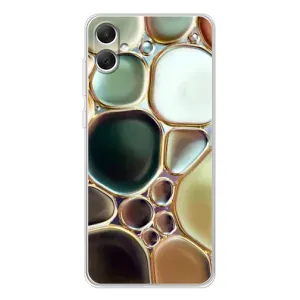 Мраморный чехол на Samsung Galaxy A06 (VPrint) (Радужный Мрамор)