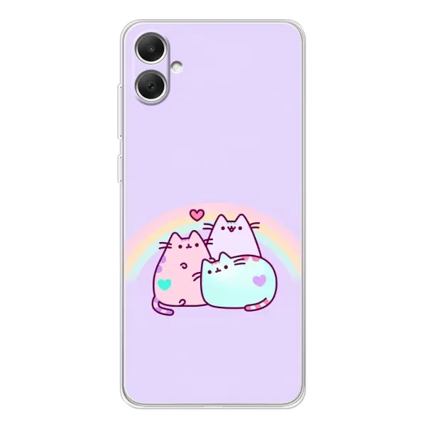 Чехол с принтом «Радужные котики» для Samsung Galaxy A06