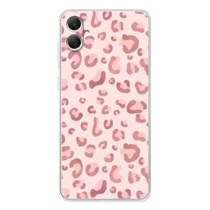 Чохол з розовим принтом для Samsung Galaxy A06 (Рожевий леопард)