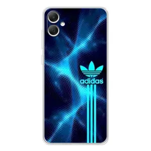 Чехлы Адидас для Samsung Galaxy A06 (AlphaPrint) (Синий Адидас)