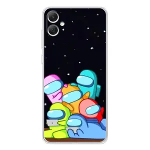 Чохли Амонг Ас для Samsung Galaxy A06 (AlphaPrint) (Скіни в космосі)
