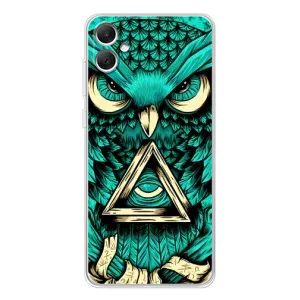 Чехол с птицами на Samsung Galaxy A06 (VPrint) (Сова с глазом)