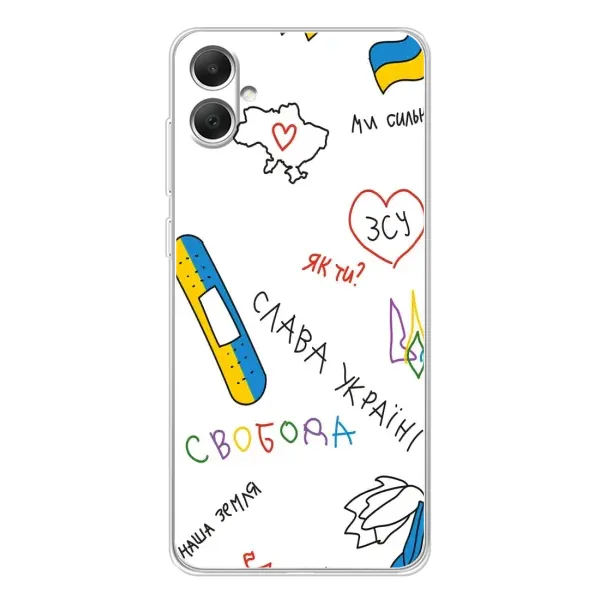 Чехол с принтом «Стикер» для Samsung Galaxy A06