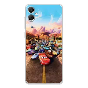 Силіконовий чохол Маквін для Samsung Galaxy A06 (Тачки на трасі)