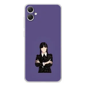 Чохли Венсдей на Samsung Galaxy A06 Уенсдей (AlphaPrint) (Венздей у чорному)